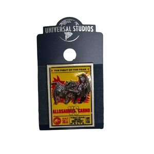 Universal Studios Jurassic World Malta Fight Night Poster Pin
